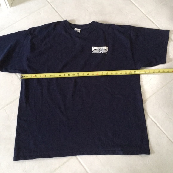 North Star Fishing Kenai River Alaska 2XL Black T-shirt 100% cotton - Picture 6 of 6